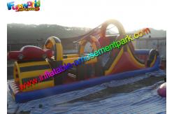 China Popular Car Inflatables Obstacle Course , Tunnel Inflatable Obstacle With Lead Free supplier