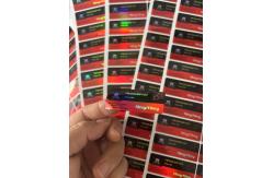 China HCG 5000iu 2ml Glass Vial Labels Waterproof Labels with PAPER/PET/PVC Material supplier
