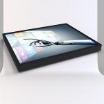 Black Silver Type B IO Ports Embedded Touch Monitor 19 Inch Lcd Touch Screen Monitor for sale