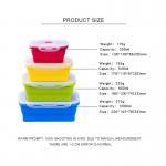 FDA Approved Portable Mini Silicone Collapsible Lunch Box
