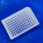 Custom Transparent Frosted Optical Quartz 96 Well Plate High Temperature Corrosion Resistant for sale