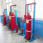 Automatic Fire Suppression System Clean Agent IG100 For Historical Archives Room for sale