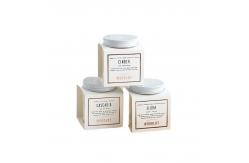 China Luxury Small White Cardboard Candle Boxes With Custom Logo Design supplier