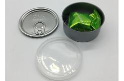 China 100ml Mini Canning Jars Ring Pull Cover And Plastic Lid Smell Proof supplier