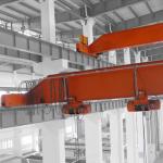 16T LDA Height 6M Span:15m single girder overhead travelling crane with Electric Hoist for sale