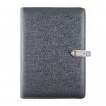 PU Leather B5 Wireless Charging Notebooks With Magnetic Flap Multifunctional for sale