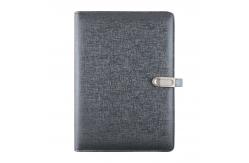China PU Leather B5 Wireless Charging Notebooks With Magnetic Flap Multifunctional supplier
