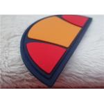 Multiple Color Semicircle Rubber Logo Patches For Bag Decoration for sale