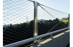 China Customized 2.0 Mm Balustrade Cable Mesh 80*80 Mm Hole supplier