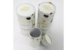 China Cosmetic Paper Tube Packaging Cylindrical Shape with Customized Surface supplier