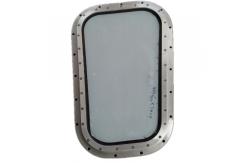 China Fixed Rectangular Welding Marine Windows With Round Angle supplier