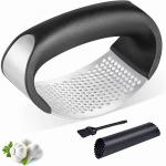 ODM Available Arc Shaped Garlic Press Sanding Surface Ergonomic for sale