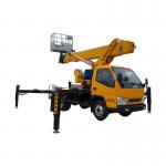 Single Row 16m High Alitude Operation Vehicle Aerial Platform JMC Truck