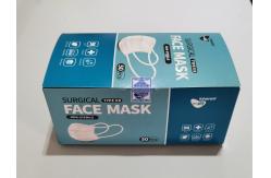 China Biodegradable Elastic Earloop Style 3 Ply Non Woven Face Mask supplier