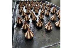 China Two-Tone Teardrop Stuffed Cookies Automatic Encrusting Machine  5000-6000pcs/h Capacity supplier