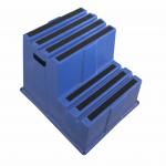 Non Slip Plastic Step Stool With Non Slip Treads 2 Step Lightweight Design 14.25 Inches Deep for sale