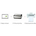 Automatic Feed Contour Cutting Machine QR Code Multi Sheet Label Digital Die Cutter