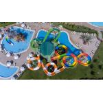 Amusement Theme Park Rides Big Play Equipment Above Ground Pool Slide Kids for sale