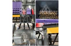 China Two Shaft Plastic Shredder Multifunctional Tin Can Shredder Machine supplier