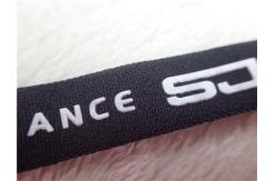 China Professional Polyester Elastic  Cloth Band With Printing Silicone Logo supplier