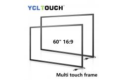 China High Precision 60 Inch 20 Point Multi IR Touch Frame Overlay Aluminium Alloy supplier