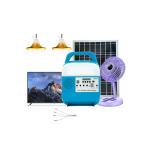Powered Portable Solar Camping Light Home System Kits SRE-815B With Fan for sale