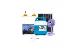 China Powered Portable Solar Camping Light Home System Kits SRE-815B With Fan supplier