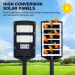 WaterProof Solar Street Light IP65 Integrated Solar Street Lamp With Radar Sensor