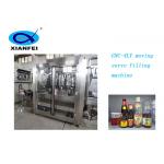 Liquid Flat Bottle Servo Filling Machine Automatic Moving for sale