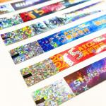 Security Tyvek Paper Wristbands With Custom Logo Printing And Sequential Numbering