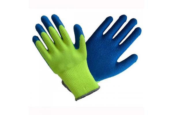 Multipurpose Hardy Latex Coated Work Gloves For Highway Maintenance