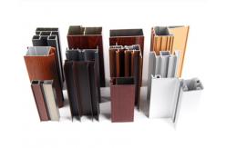 China Powder Spray Coated Construction Aluminum Profile /  Customized Sections supplier