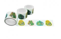 China Transparent Panda Patterns PET Washi Tape For Crafts supplier