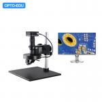 A21.1611 OPTO EDU 2D / 3d Video Microscope Auto Rotate Zoom Dual Light for sale