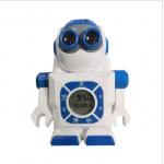 OEM Robot Kids Alarm Clock eco friendly Plastic ABS material for sale