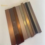Colorful Hairline Finished 304 SS Tile Trim U6 U8 U12 profile for sale