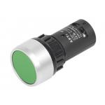 Round Green Digital Speed Indicator , Φ22.5mm Compact Pushbutton for sale