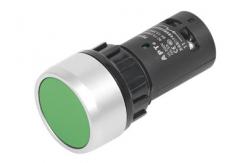 China Round Green Digital Speed Indicator , Φ22.5mm Compact Pushbutton supplier