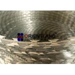Steel Concertina Barbed Wire / BTO 22 Razor Sharp Wire For Government Buildings for sale