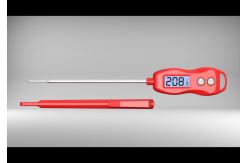 China Heat Proof Waterproof Meat Thermometer With Probe Hamburger Running Water Washed supplier