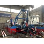 Small Sand Dredging Ship High Capacity Sand Extraction Solution For Dredging Depth 8m for sale