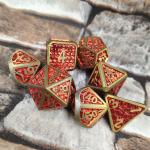 Affirm card Hand Carved Durable For Savage World Dice Set Metal for sale