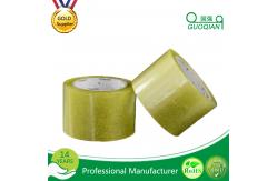 China Custom Quiet Transparent Packing Tape , Personalized Rubber Adhesive Tape Free Sample supplier