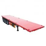 2 / 3 Axle 20 40FT 50 Ton Flatbed Trailer Cheap Flatbed Container Transport Semi Trailers High Quality Flatbed Trailer for sale