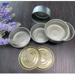 Plain Empty Metal Tin 180ml Round Tin Can For Mussel / Pineapples / Tomato for sale