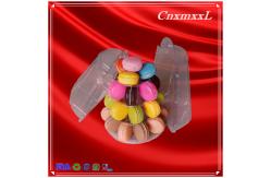 China 4-Layer Clear Smaller Plastic Macaron Tower Party Favor Boxes supplier