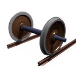 Industrial Railway Wheel Set , Kingrail Railroad Wheels For Trucks 650mm Gauge ODM for sale