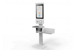 China Self Service Checkout Machine Payment Terminal Kiosk With 1D / 2D Barcode Scanner supplier
