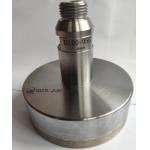 Customized Unitary Thread Shank Diamond Glass Drill Bits diameter 100mm for sale