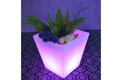 China Heat Resistance Custom Rotational Molding LED Flower Pot PE Planters supplier